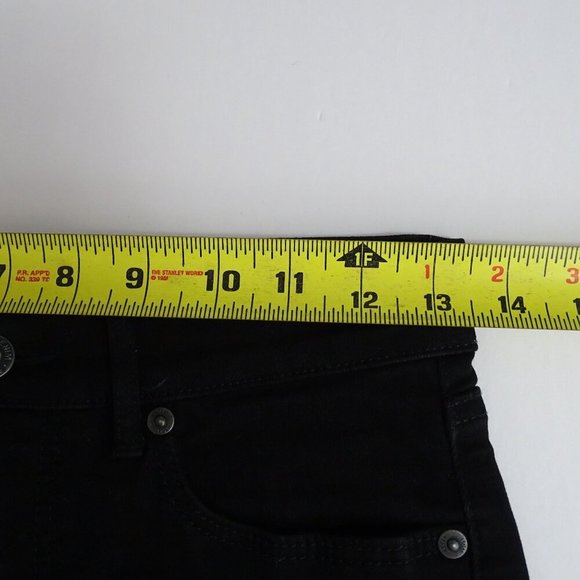 Ann Taylor Loft Black The Skinny Jeans Women Size 26 2 Zipper Fly Casual - Picture 9 of 11